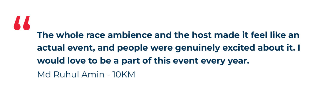 testimonial of Plus500 City Half Marathon Dubai 2025 by mdruhul amin